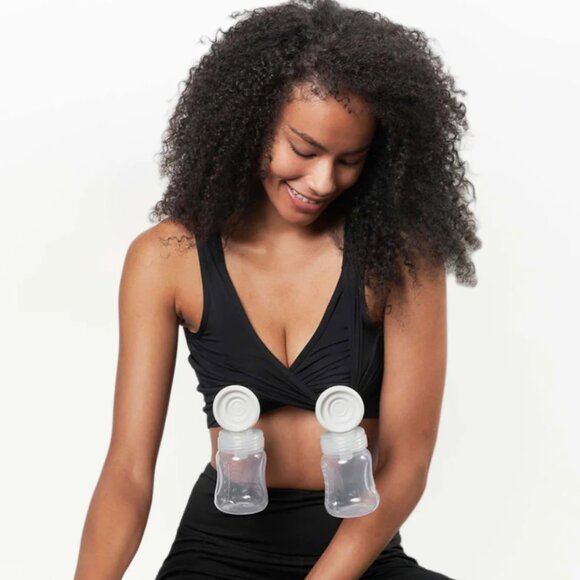 Larken Hands Free Pumping Bra - Black - Small - Picture 1 of 2